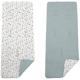Colchoneta Reversible Serker Mariquitas Menta