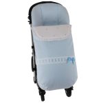 Sacos silla napoles celeste con entredos, bodoques y tablas