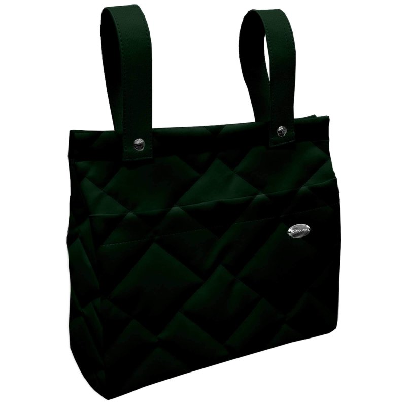 Bolsos Ecopiel Pespuntes Grecia Verde Botella
