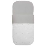 Saco Capazo Piqué Blanco con Bordado Estrellas