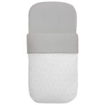 Saco Capazo Piqué Blanco con Bordado Topitos