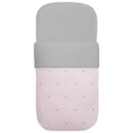 Saco Capazo Piqué Rosa con Bordado Estrellas