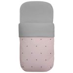 Sacos Capazo en polipiel rosa con bordado de bodoques