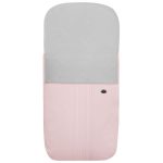 Saco Capazo en polipiel Rosa Jaretas puntilla y bordado de topitos