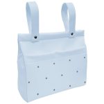 Bolsos Celeste con bordado de estrellas