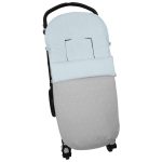 Sacos silla en polipiel gris con bordado de topitos  al color de la funda