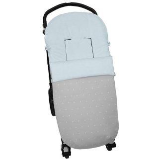 Sacos silla en polipiel gris con bordado de topitos