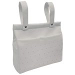 Bolsos Crudo con bordado de topitos