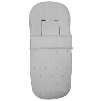 Sacos silla en polipiel gris con bordado de estrellas al color de la funda
