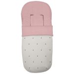 Sacos silla en polipiel crudo con bordado de bodoques al color de la funda