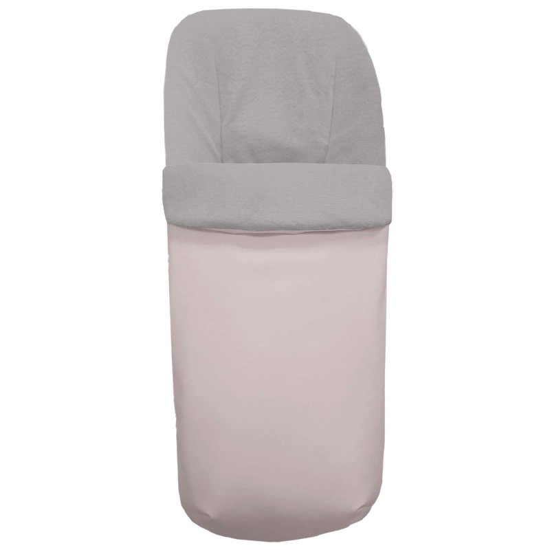 Sacos silla en polipiel lisa rosa interior en gris