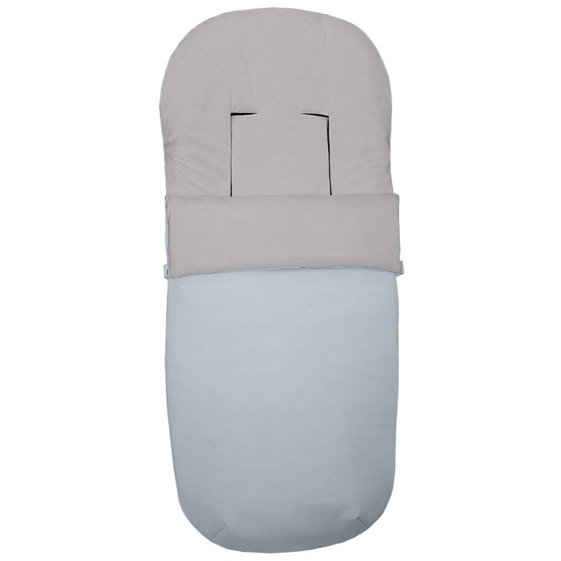 Sacos silla en polipiel lisa celeste interior en gris