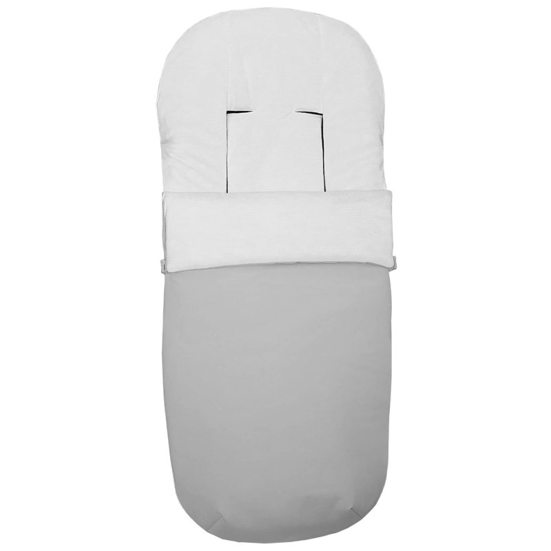 Sacos silla en polipiel lisa gris interior en blanco