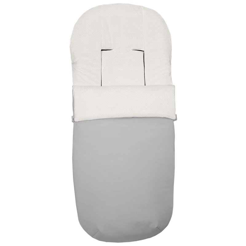 Sacos silla en polipiel lisa gris interior en crudo