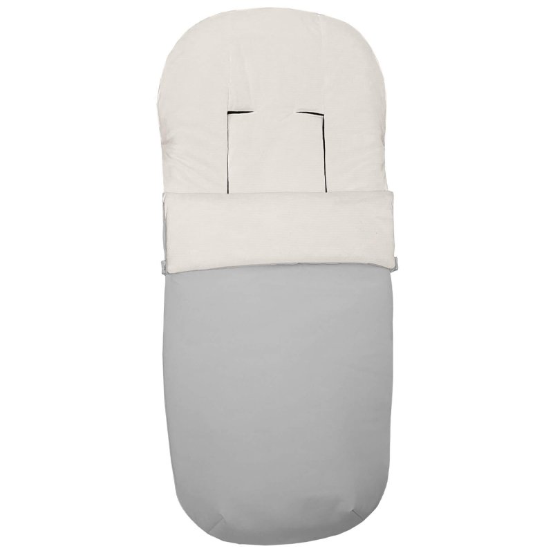Sacos silla en polipiel lisa gris interior en crudo