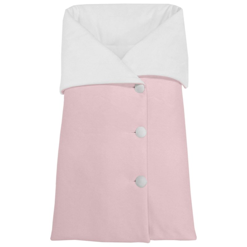 Sacos Cruzados pelo rosa, interior en pelo o piqué de algodón en liso