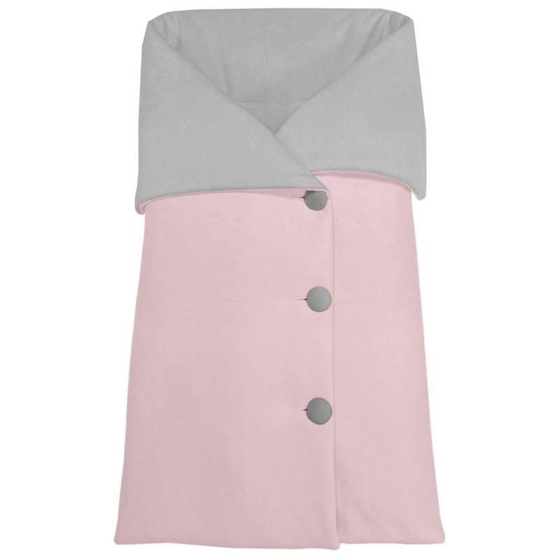 Sacos Cruzados pelo rosa, interior en pelo o piqué de algodón en liso