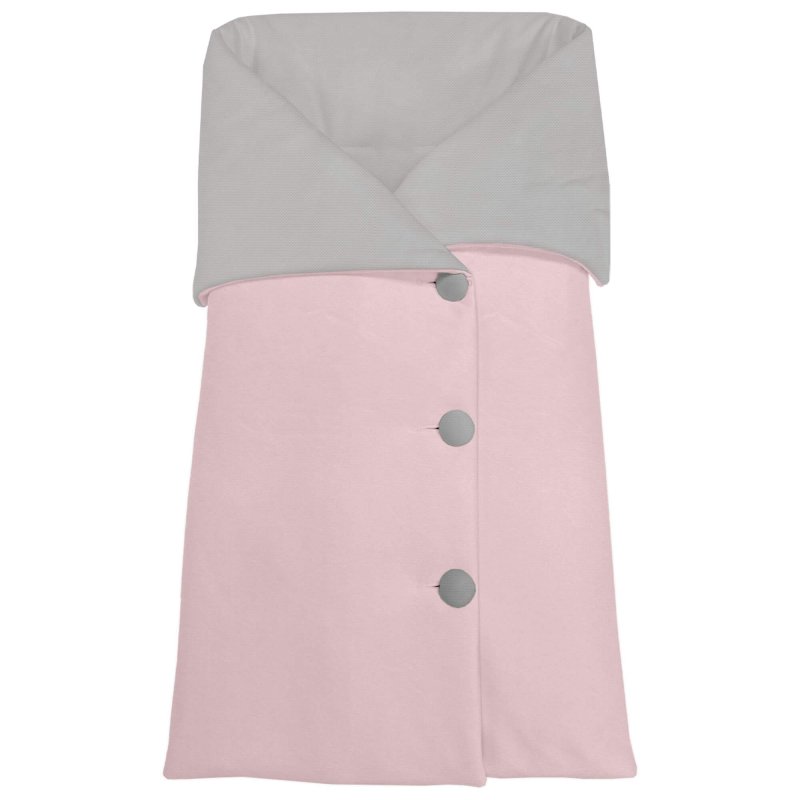 Sacos Cruzados pelo rosa, interior en pelo o piqué de algodón en liso