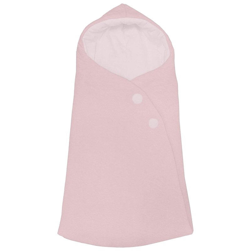 Sacos Cruzados pelo rosa, interior en pelo o piqué de algodón en liso