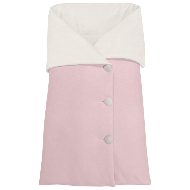 Sacos Cruzados pelo rosa, interior en pelo o piqué de algodón en liso