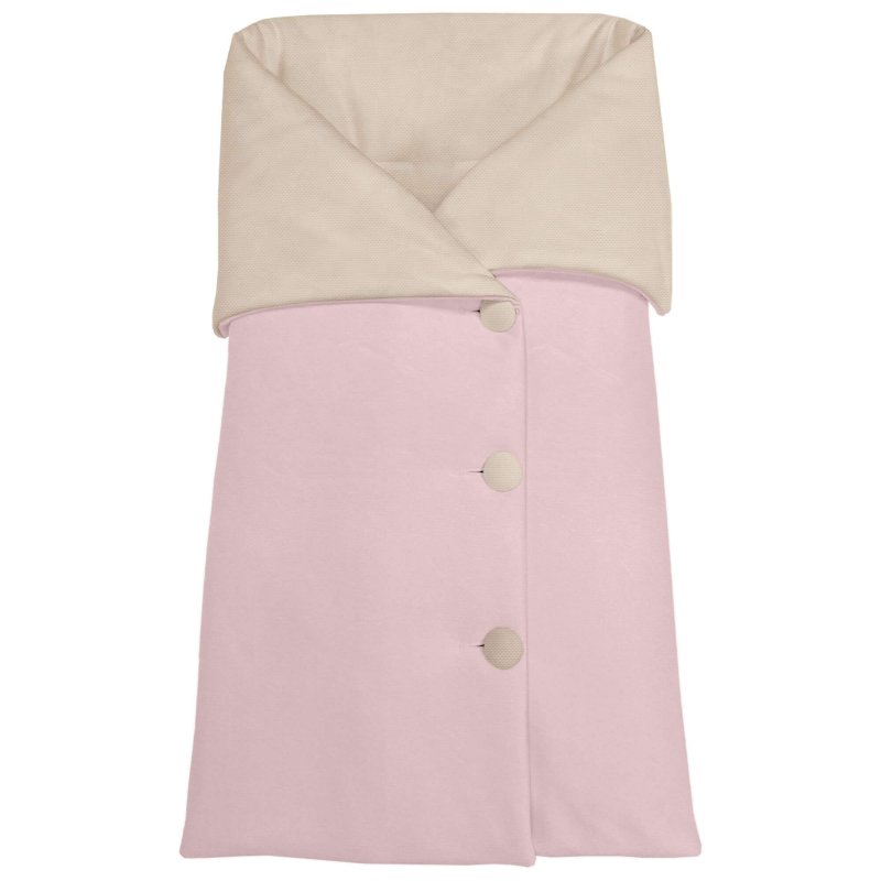 Sacos Cruzados pelo rosa, interior en pelo o piqué de algodón en liso