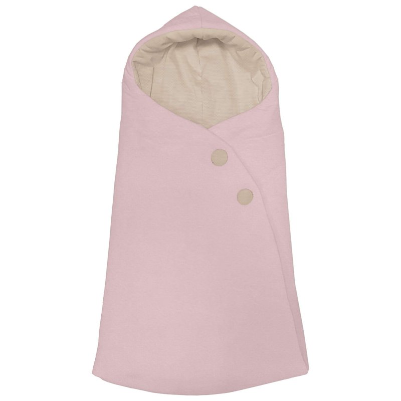 Sacos Cruzados pelo rosa, interior en pelo o piqué de algodón en liso