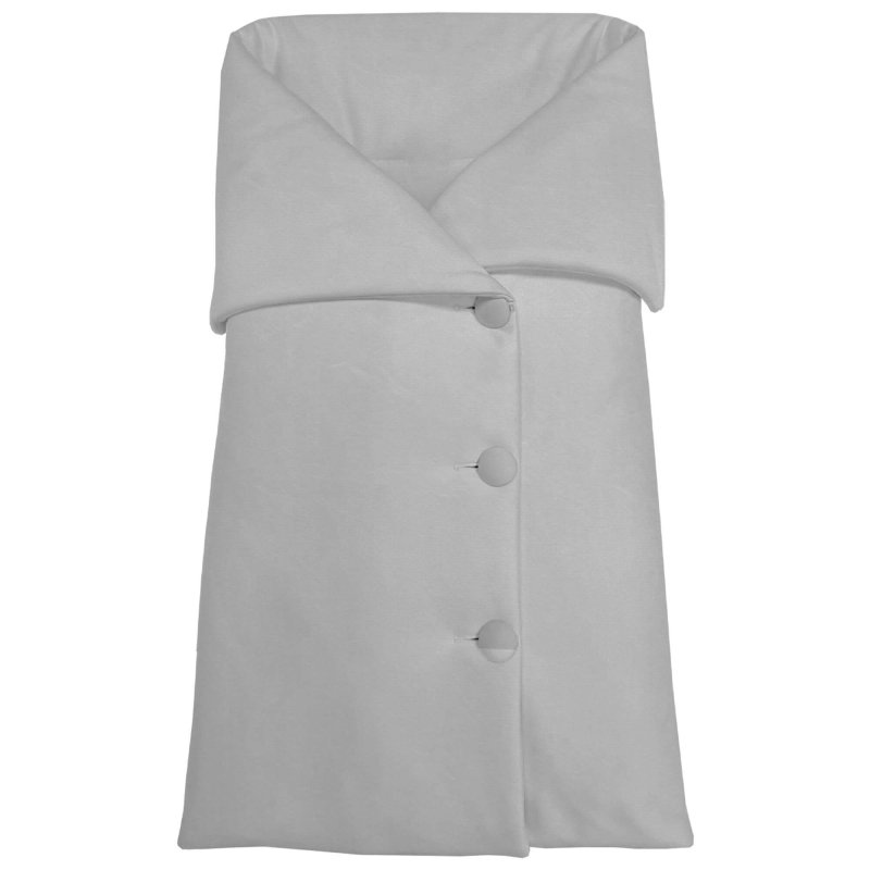Sacos Cruzados pelo gris, interior en pelo o napoles de algodón en liso