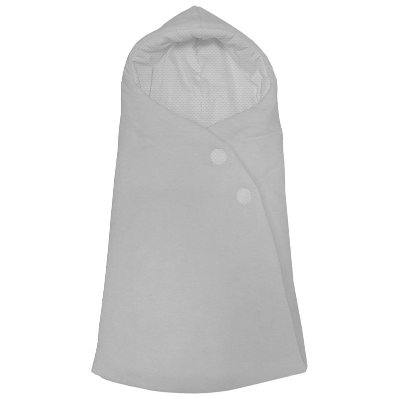 Sacos Cruzados pelo gris, interior en pelo o napoles de algodón en liso