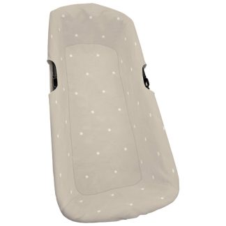 Interiores de Capazo Universal Piqué Camel Bordado Estrellas