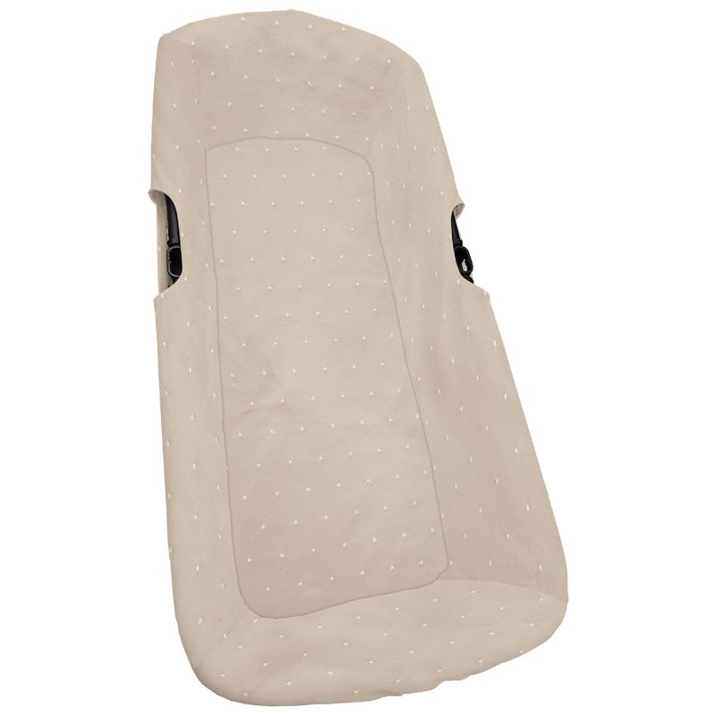 Interiores de Capazo Universal Piqué Camel Bordado Estrellitas
