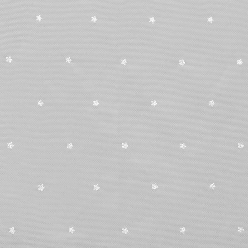 Sacos Universales para Capazo con Colcha en piqué gris con bordado de estrellas, interior en pelo o en piqué