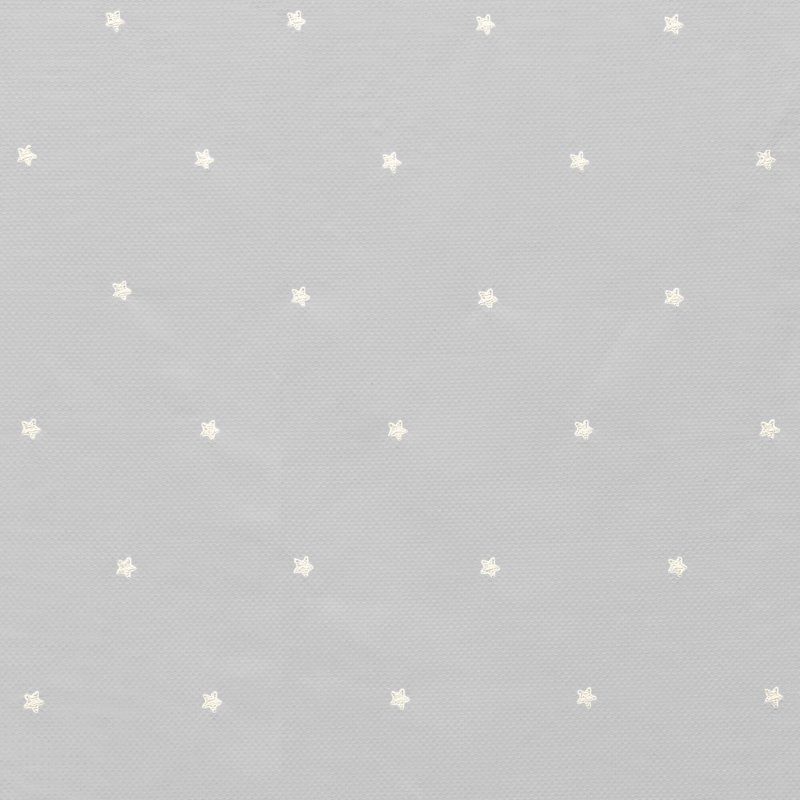 Sacos Universales para Capazo con Colcha en piqué gris con bordado de estrellas, interior en pelo o en piqué