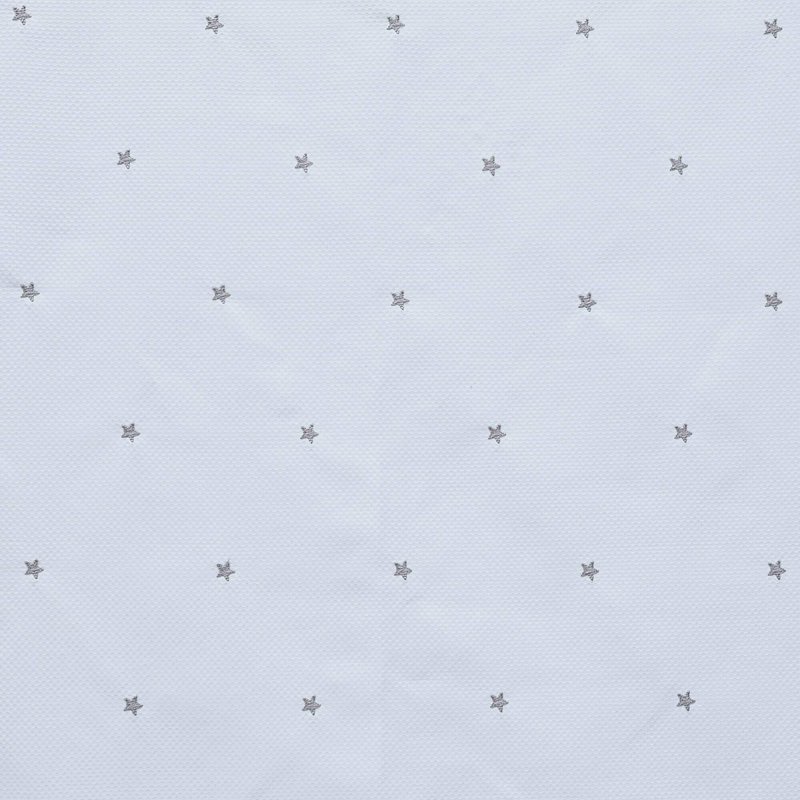 Colchas universales para capazo en piqué celeste con bordado de estrellas