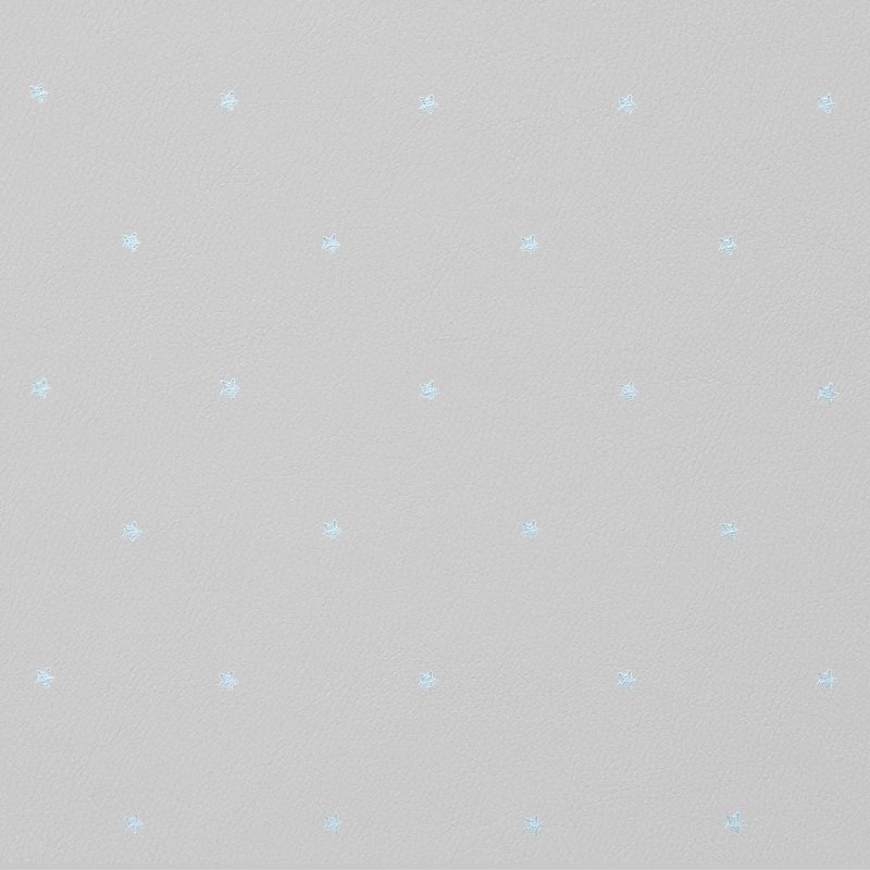 Colchas universales para capazo en polipiel gris con bordado de estrellas