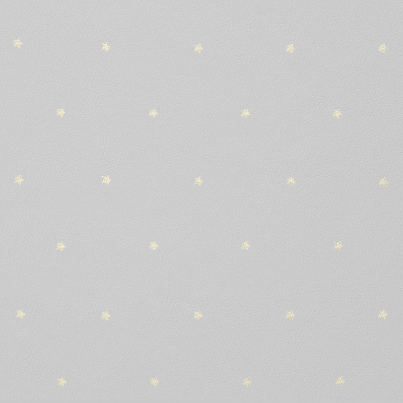 Colchas universales para capazo en polipiel gris con bordado de estrellas