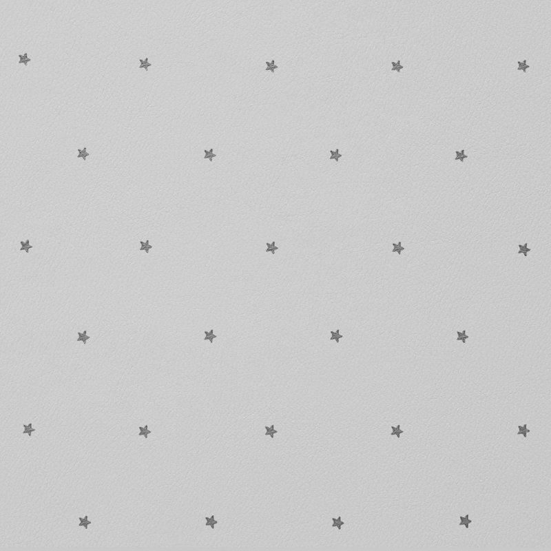 Colchas universales para capazo en polipiel gris con bordado de estrellas
