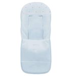 Fundas silla en piqué con entredós de ochos y bodoques