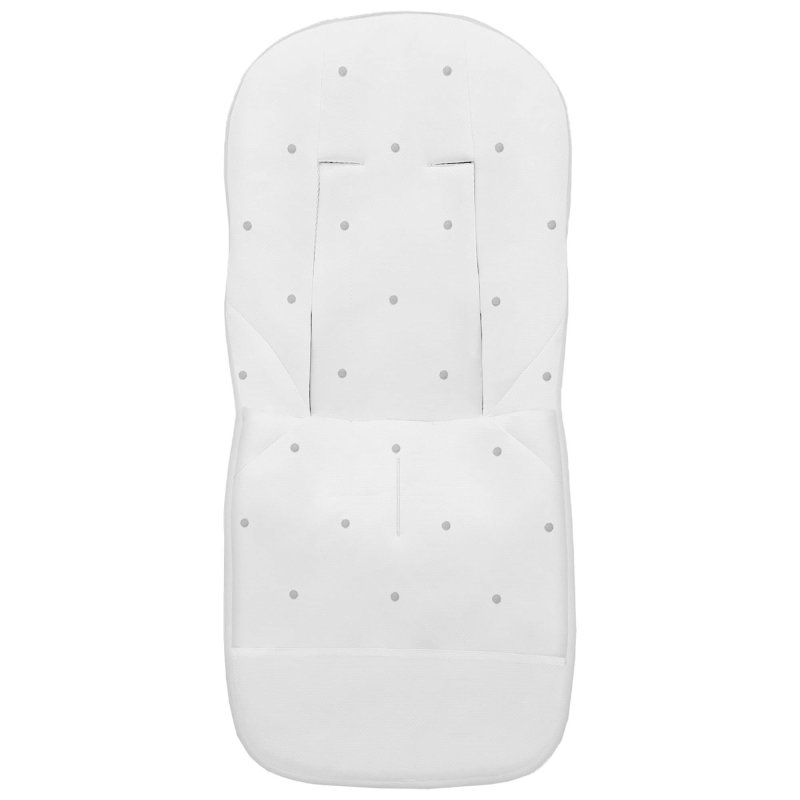 Fundas silla en piqué blanco con bordado de bodoques