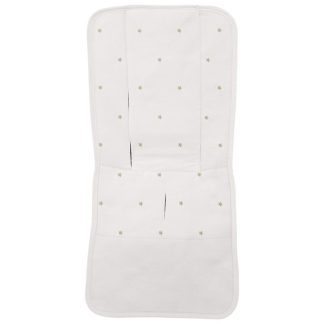 Fundas silla en piqué blanco con bordado de estrellas