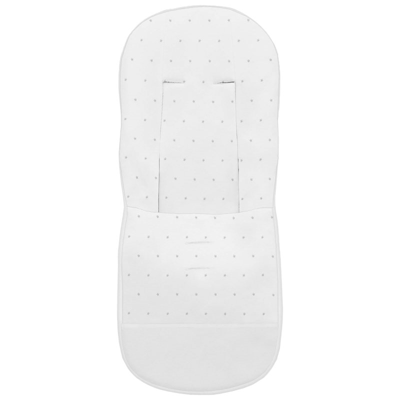 Fundas silla en piqué blanco con bordado de estrellitas