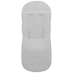 Fundas silla en piqué gris con puntilla picos y bordado de topitos