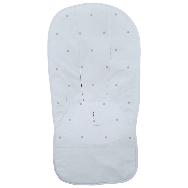 Fundas silla en piqué celeste con bordado de bodoques