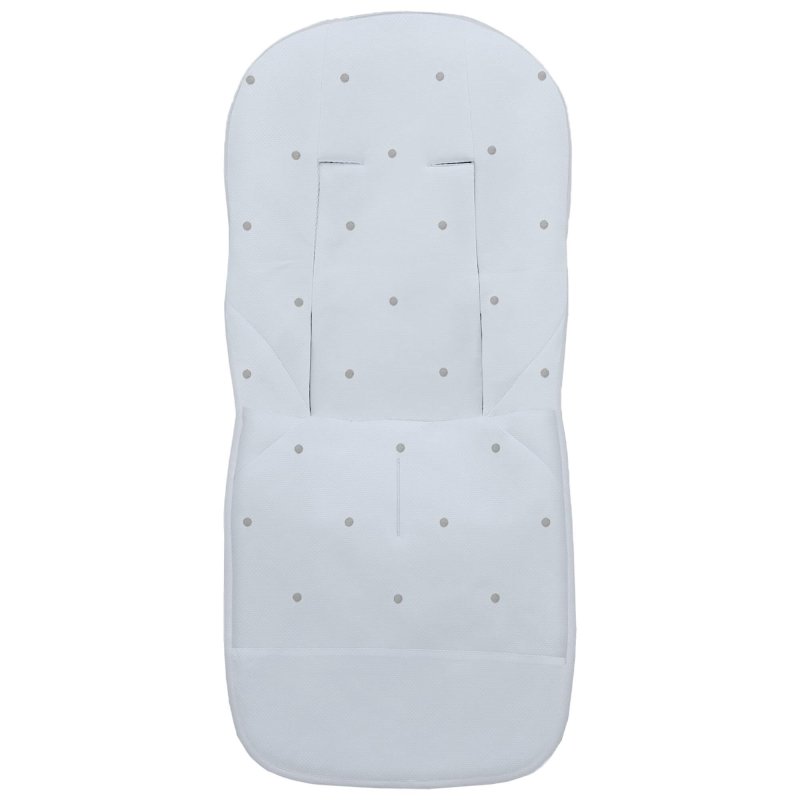 Fundas silla en piqué celeste con bordado de bodoques