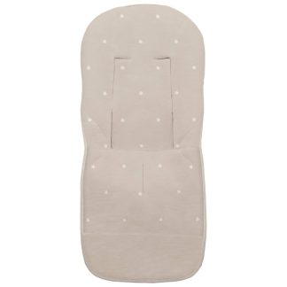 Fundas silla en piqué camel con bordado de estrellas