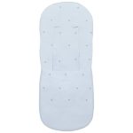 Fundas silla en piqué celeste con bordado de estrellas