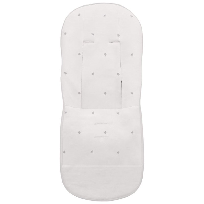Fundas silla en piqué crudo con bordado de estrellas