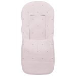 Fundas silla en piqué rosa con bordado de estrellas