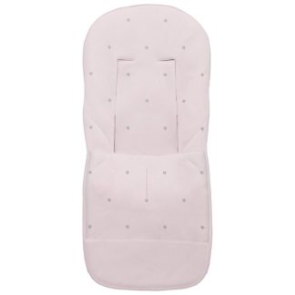 Fundas silla en piqué rosa con bordado de estrellas