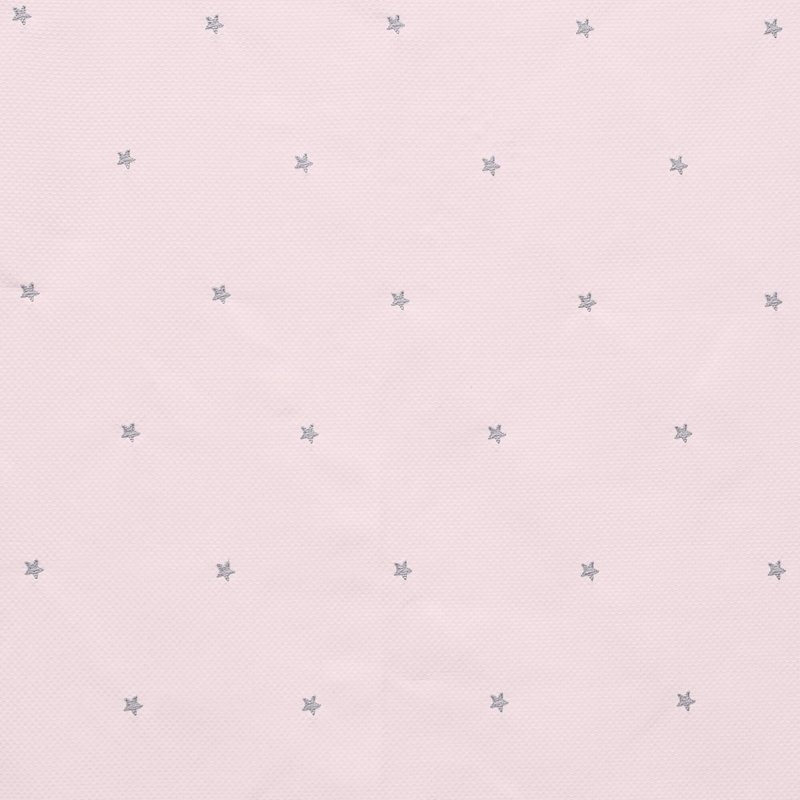 Fundas silla en piqué rosa con bordado de estrellas