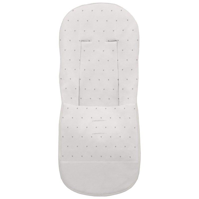 Fundas silla en piqué crudo con bordado de estrellitas